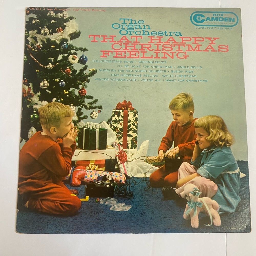 That Happy Christmas Feeling The Organ Orchestra Vintage Vinyl Record